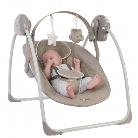 B Portable Swing Taupe 0 9 Kg